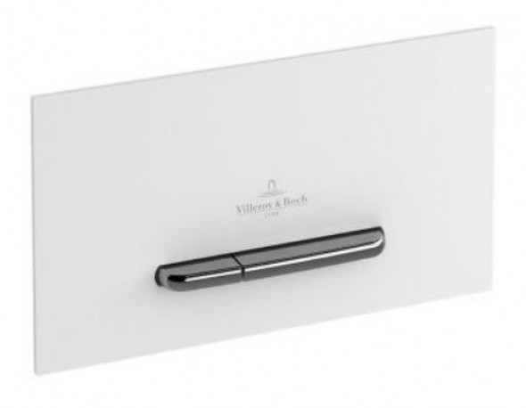 Villeroy&amp;Boch ViConnect E300 przycisk do stelaża WC biały/chrom mat 922169N5