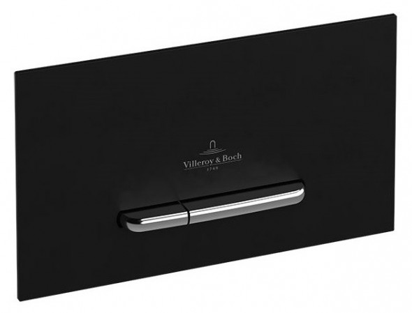 Villeroy&amp;Boch ViConnect E300 przycisk do stelaża WC czarny/chrom mat 922169AN