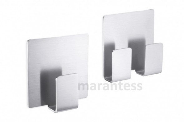 ZACK Appeso wieszak haczyk podwójny stal matowa 40135