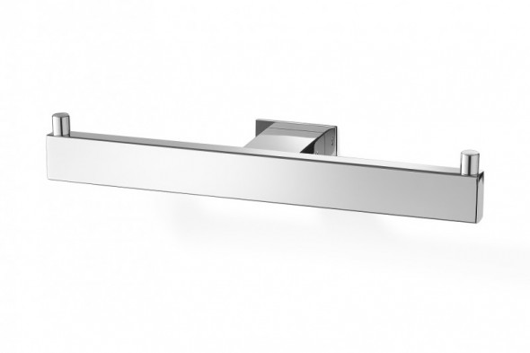 ZACK Linea podwójny uchwyt na papier toaletowy stal nierdzewna polerowana 40022