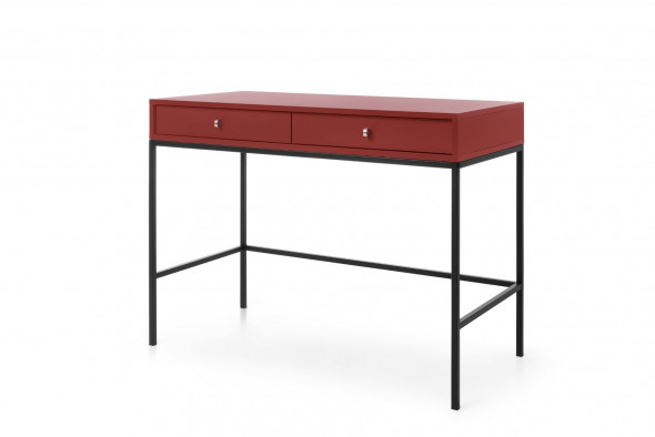 Biurko ALANI 104x50 bordowe mat