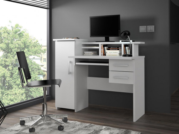 Biurko ALDONA 2 biały mat