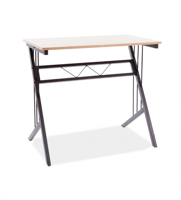 Biurko B-120 dąb/ciemny brązowy