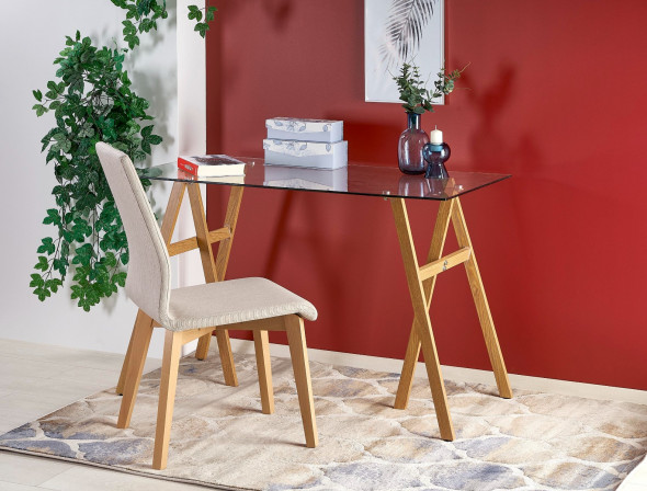 Biurko B-35 dąb miodowy