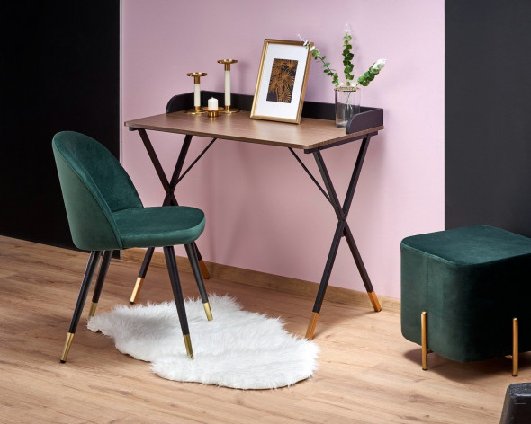 Biurko B-37 orzech/czarny