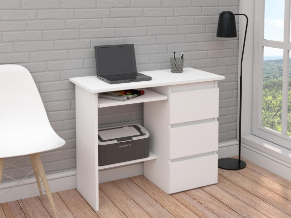 Biurko BANDI 1 biały mat