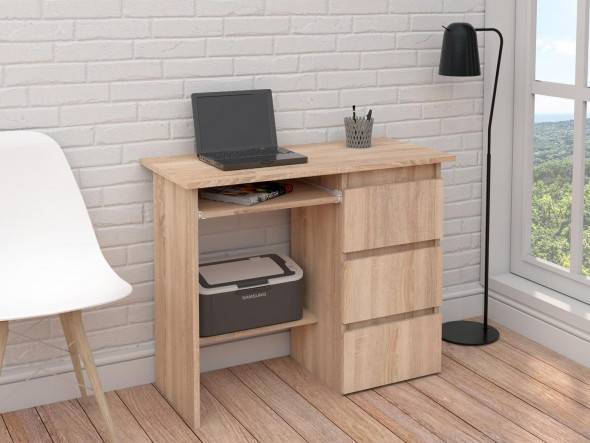 Biurko BANDI 1 dąb sonoma