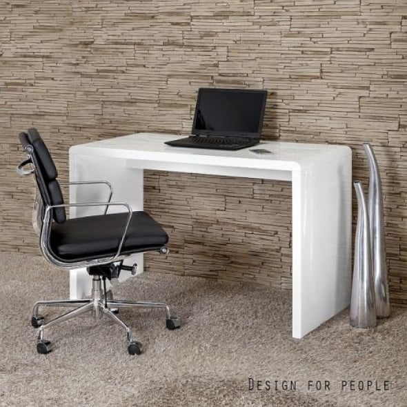 Biurko BISE biały połysk