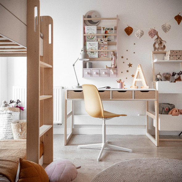 Biurko dziecięce FUNFLEX szare