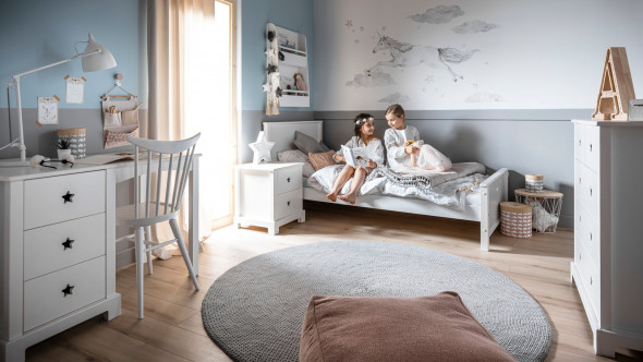 Biurko dziecięce STELLA białe