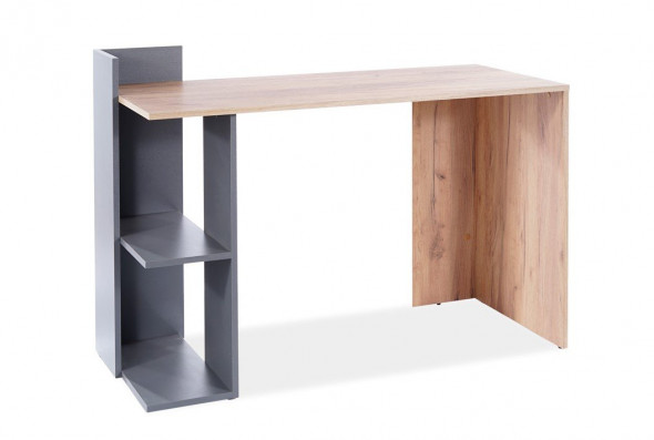 Biurko młodzieżowe B-001 dąb wotan/antracyt
