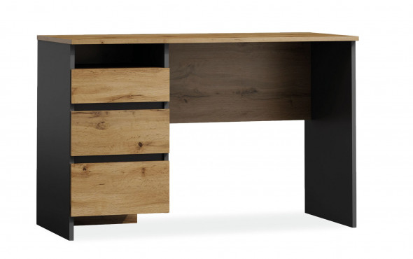 Biurko młodzieżowe B-005 dąb wotan/antracyt