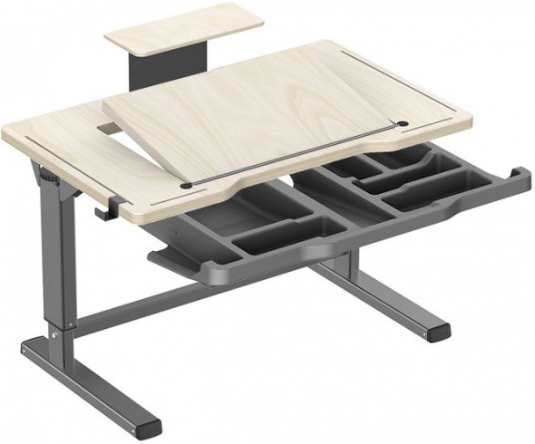 Biurko regulowane CROIS 85x52 czarne