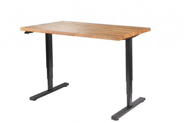 Biurko regulowane elektrycznie ALVA 140 dąb/czarne