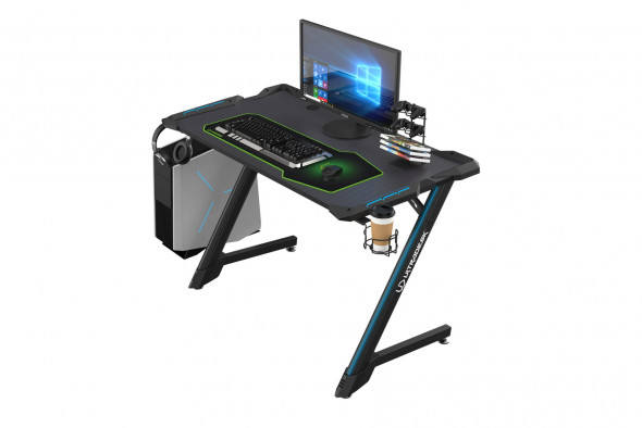 Biurko SPACE V2 czarne gamingowe