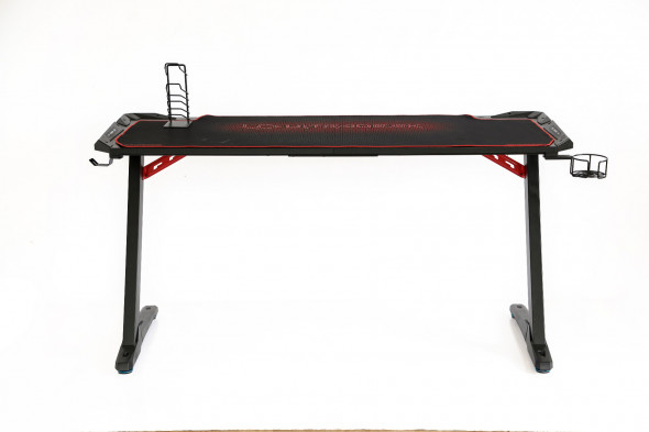 Biurko SPACE XXL czerwone gamingowe