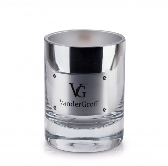 CRISTIE Świeca (wkład do lampionu)10x8cm srebrna