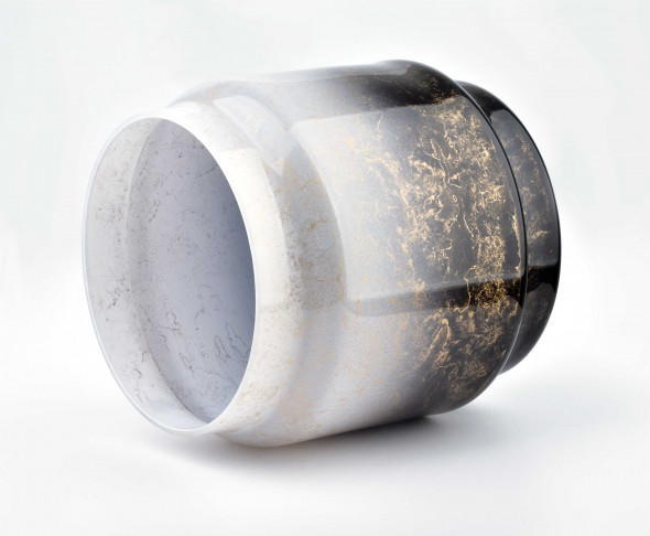 Cristie wazon H20 czarno-biały