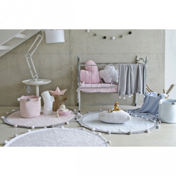 Dywan dziecięcy BUBBLY SOFT PINK 120x120 różowy