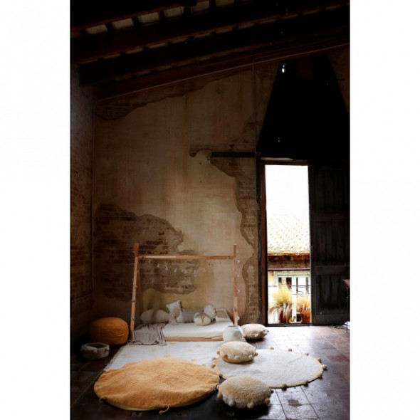 Dywan dziecięcy HIPPY DOTS NATURAL HONEY 120x160 beżowy