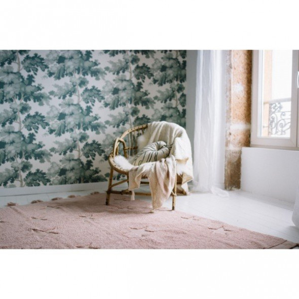 Dywan dziecięcy HIPPY STARS VINTAGE NUDE 120x175 różowy