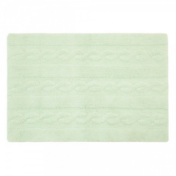 Dywan dziecięcy TRENZAS SOFT MINT SMALL 80x120 zielony
