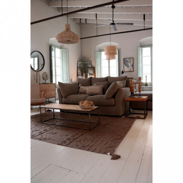 Dywan TRIBU SOIL BROWN L 170x240 brązowy