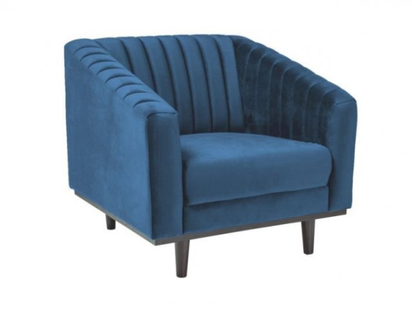 Fotel ASPREY VELVET 1 granatowy