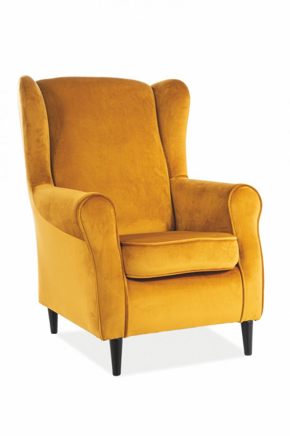 Fotel BARON VELVET curry