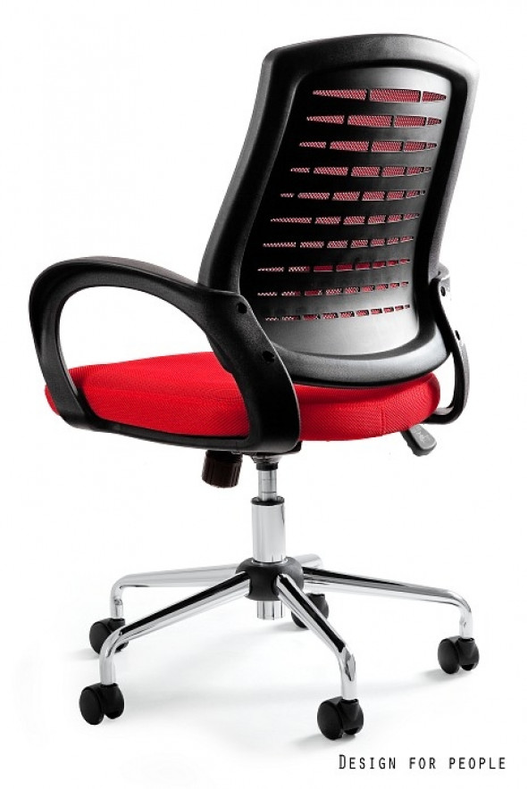 Fotel biurowy AWARD czerwony