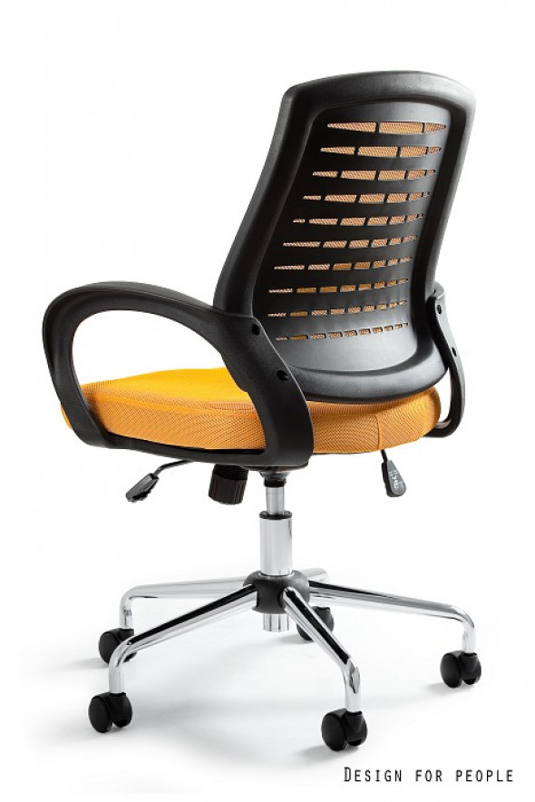 Fotel biurowy AWARD żółty