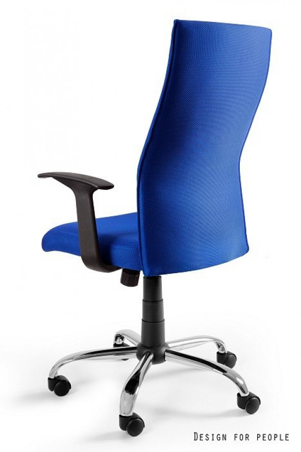 Fotel biurowy BLACK ON BLACK niebieski
