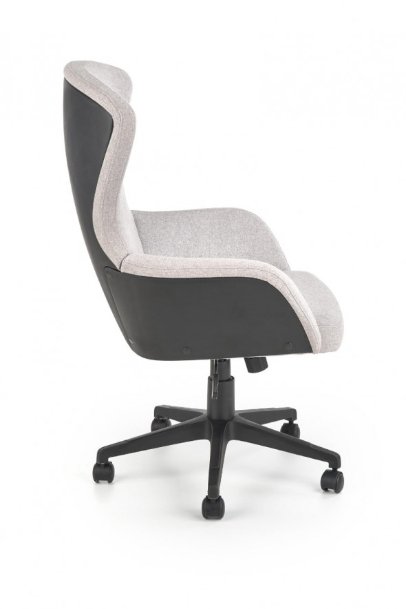 Fotel biurowy DOVER jasno szary/czarny