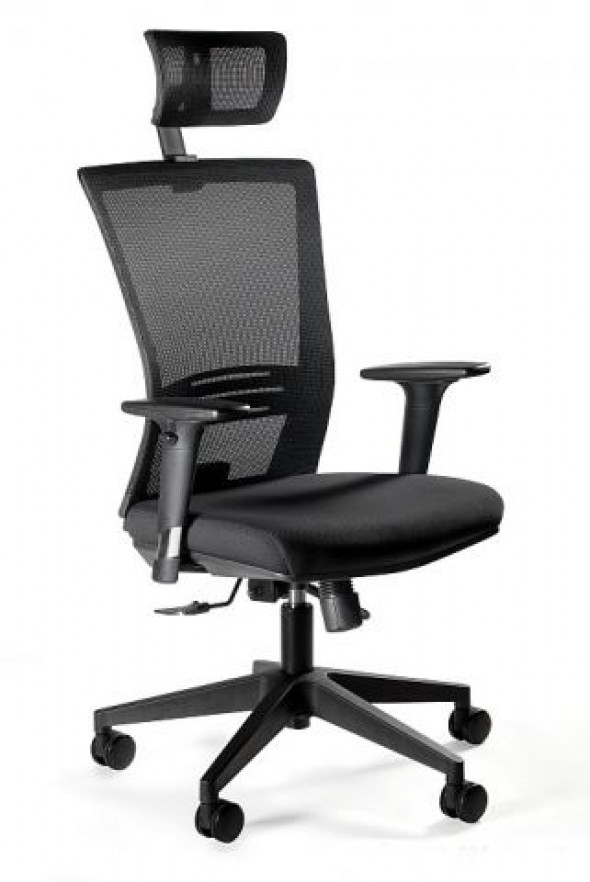 Fotel biurowy ERGONIC czarny
