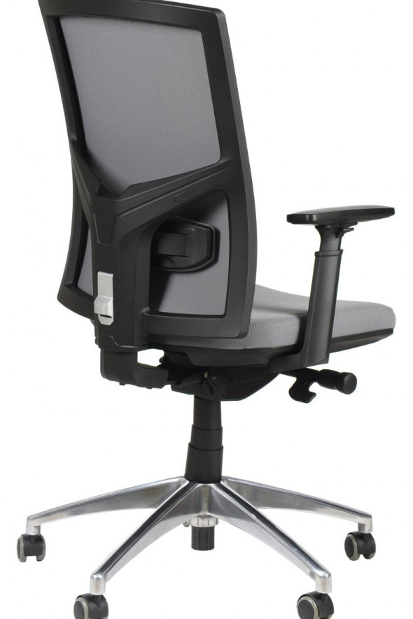 Fotel biurowy KB-8922B-S/ALU szary