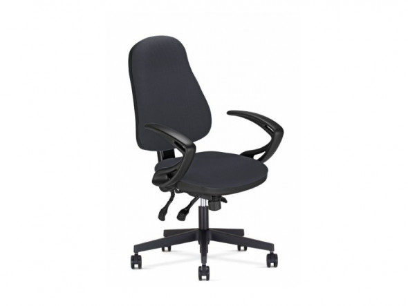 Fotel biurowy OFFIX TS25 GTP41 SM02 grafitowy