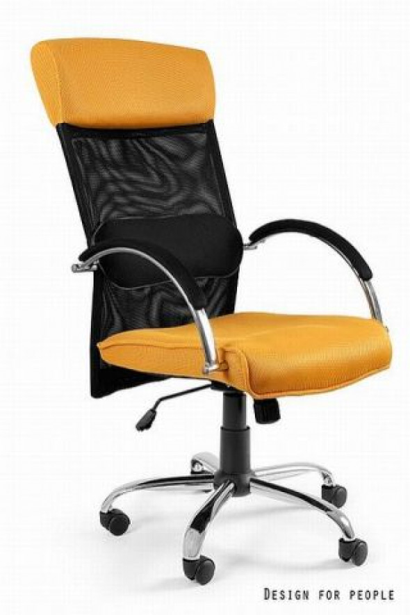 Fotel biurowy OVERCROSS żółty
