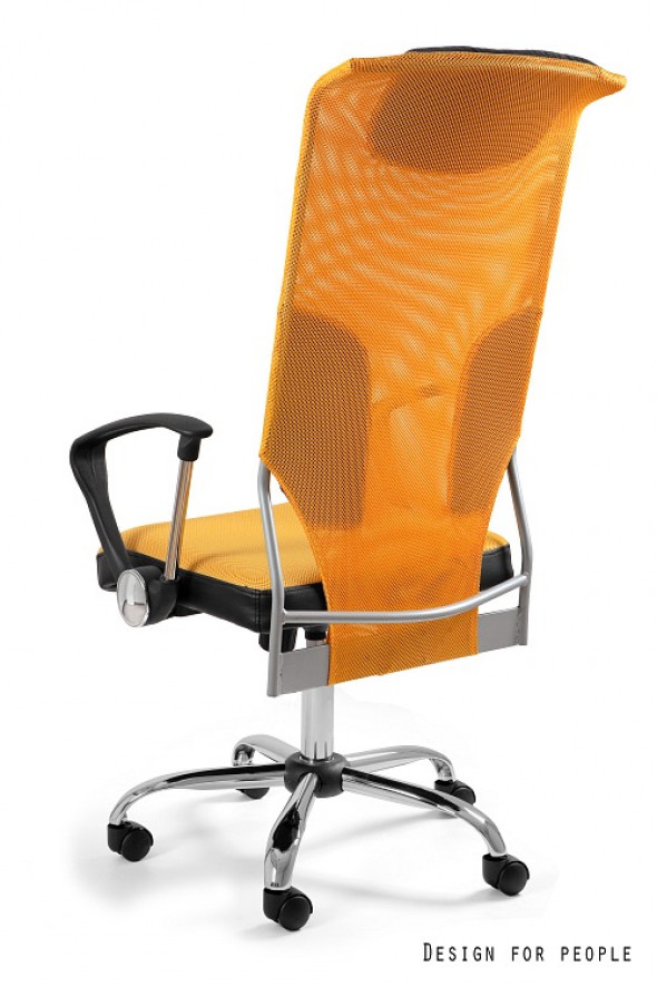 Fotel biurowy THUNDER żółty