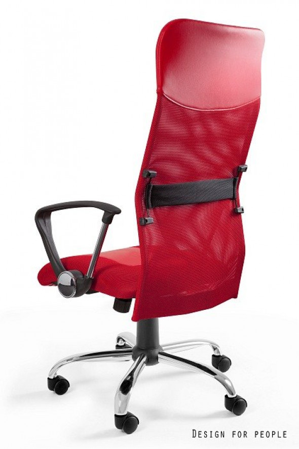 Fotel biurowy VIPER czerwony