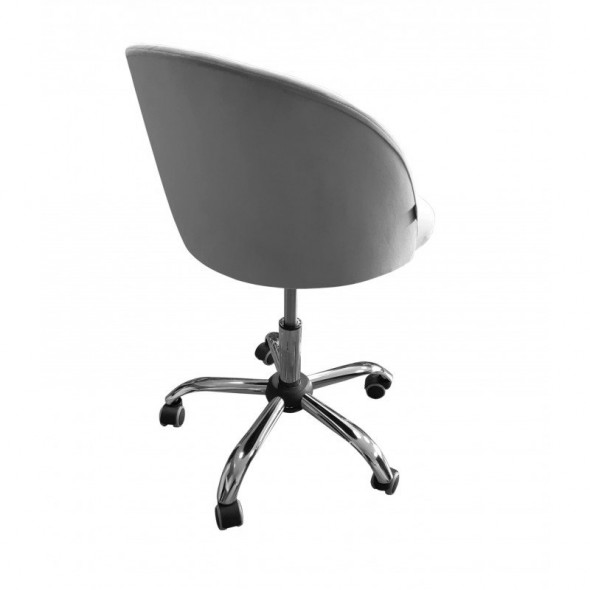 Fotel CLAUDINE VELVET jasno szary