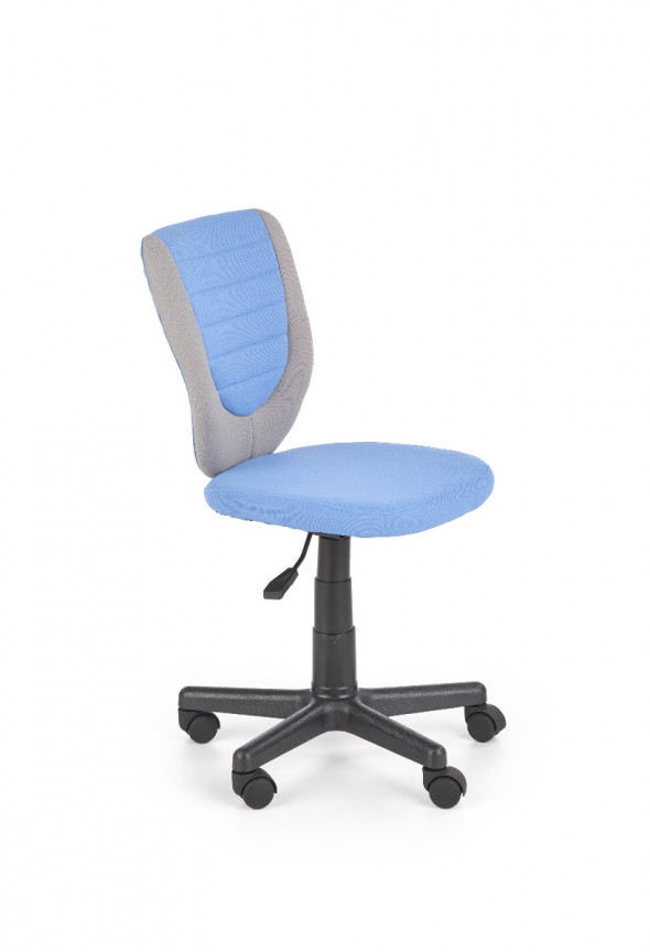 Fotel dla dziecka TOBY szary/niebieski