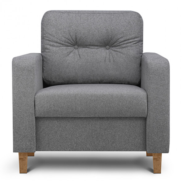 Fotel ERISO ciemny szary