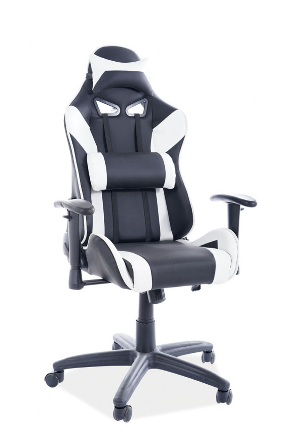 Fotel gamingowy VIPER KID czarny/biały