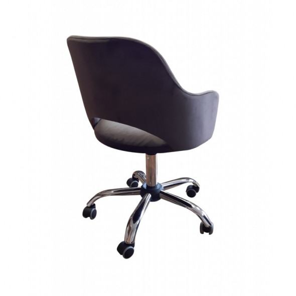 Fotel IZMA VELVET szary