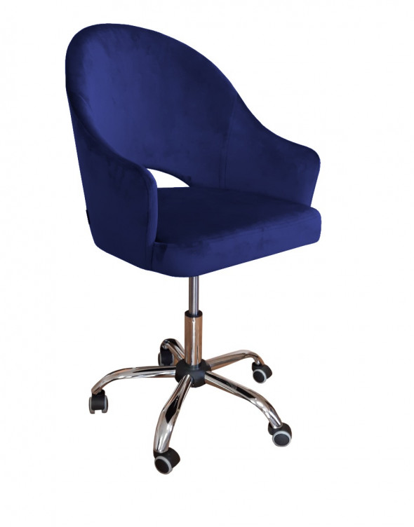 Fotel JENISEJ VELVET granatowy