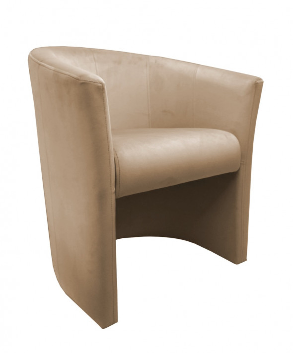 Fotel MAROS VELVET beżowy