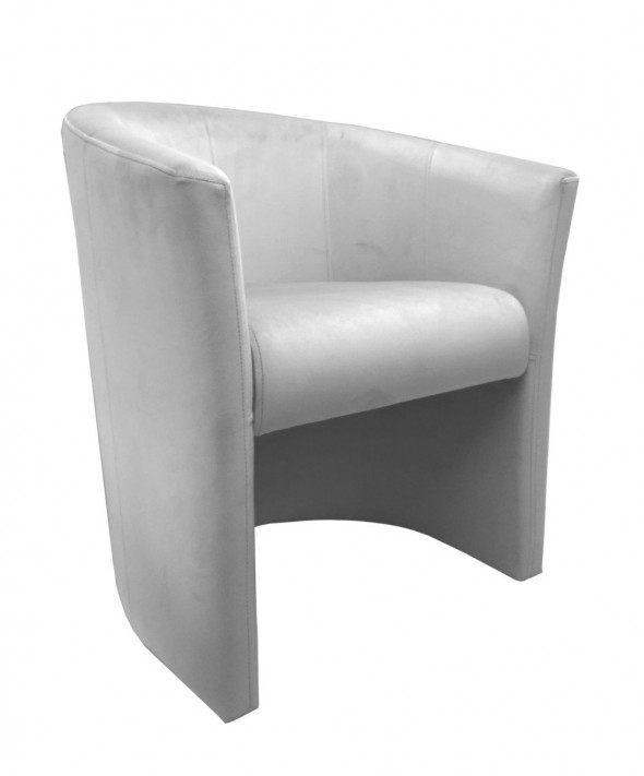 Fotel MAROS VELVET jasno szary
