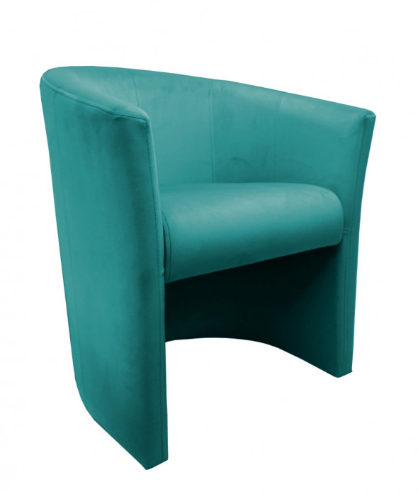 Fotel MAROS VELVET morski