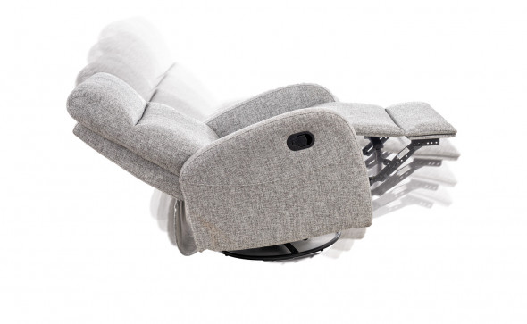 Fotel OLIMP szary rozkładany