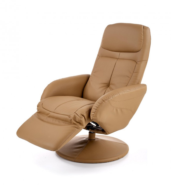 Fotel OPTIMA beżowy rozkładany